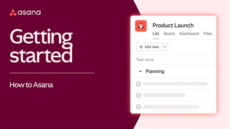 Get started with Asana .